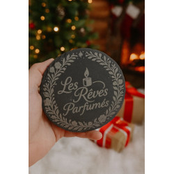 Petite Ardoise Décorative – Le Support Parfait pour Votre Bougie