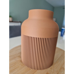 Vase marron opaque –  Design moderne