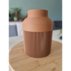 Vase marron opaque –  Design moderne
