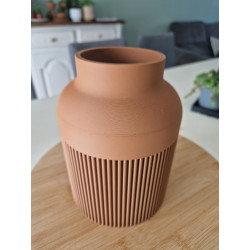 Vase marron opaque –  Design moderne