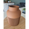 Vase marron opaque –  Design moderne