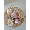 Bouquet de bougies – Roses & fleurs séchées