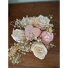 Bouquet de bougies – Roses & fleurs séchées