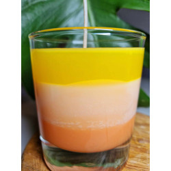 Bougie Mangue Papaye – Un duo tropical rafraîchissant