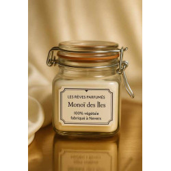 Bougie Monoï des Îles – L’évasion solaire et sensuelle